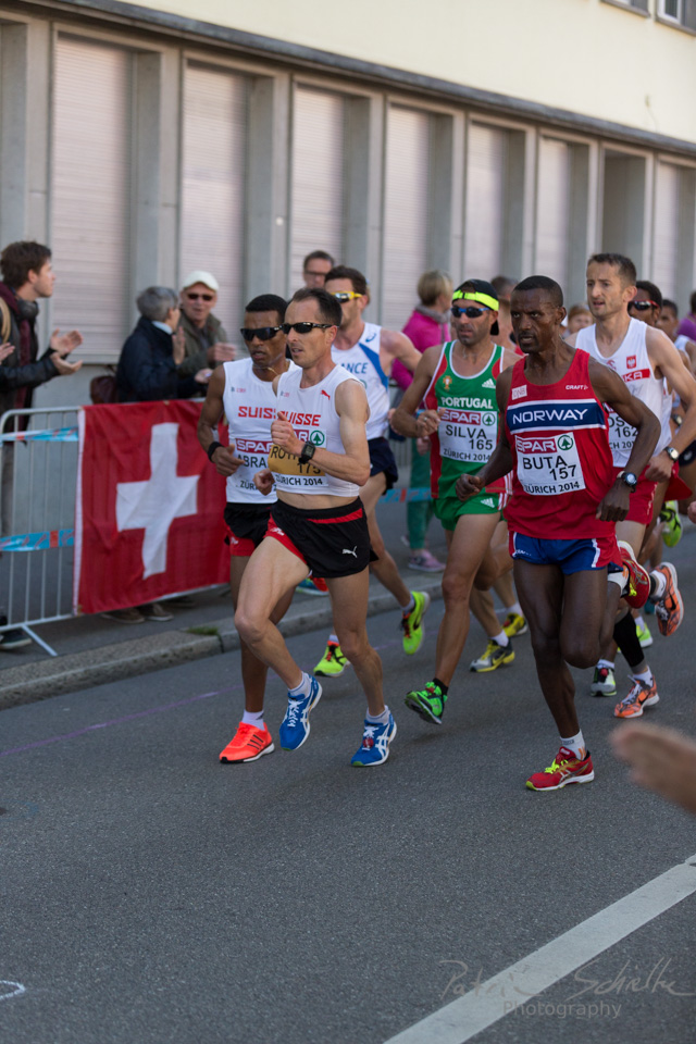Zürich EM 2014 Marathon der Herren